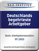 Deutschlands begehrteste Arbeitgeber (F.A.Z.-Institut) 07/2022